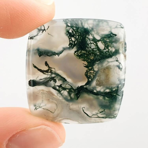 Moss agate cabochon 27x25 mm no 202 Moss agate cabochon 27x25 mm no 202