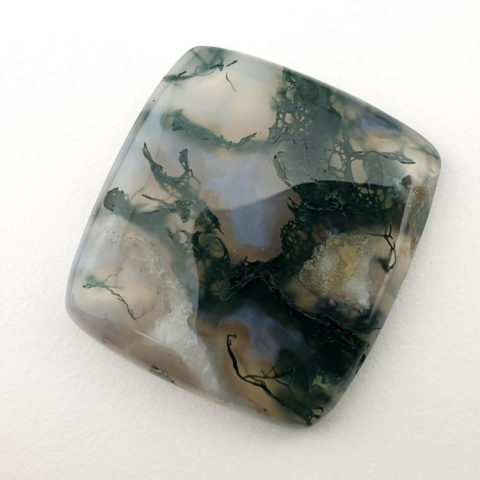 Moss agate cabochon 27x25 mm no 202 Moss agate cabochon 27x25 mm no 202