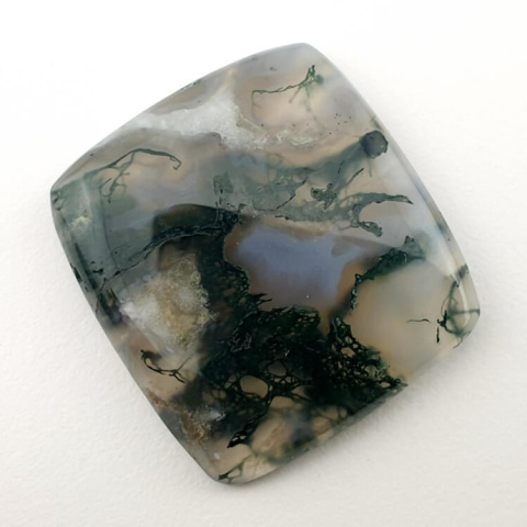 Moss agate cabochon 27x25 mm no 202 Moss agate cabochon 27x25 mm no 202