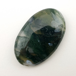Moss agate cabochon 34x21 mm no. 209