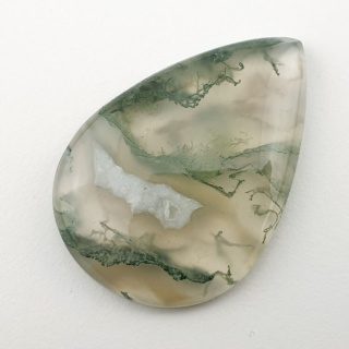 Moss agate cabochon 39x27 mm no 229