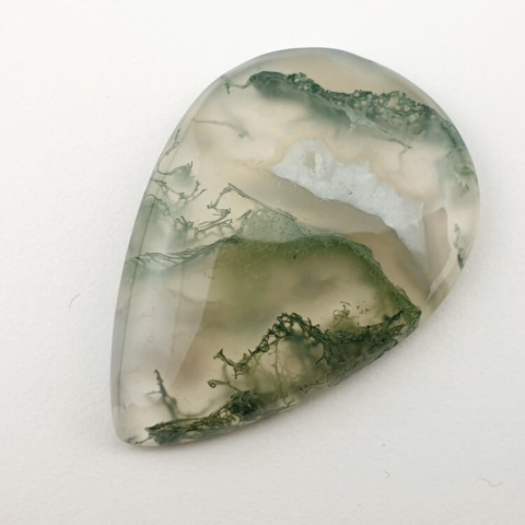 Moss agate cabochon 39x27 mm no 229 Moss agate cabochon 39x27 mm no 229