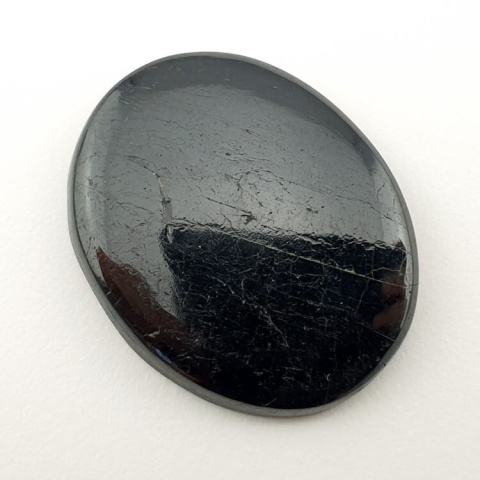 Czarny Turmalin kaboszon 32x26 mm nr 183 Czarny Turmalin kaboszon 32x26 mm nr 183