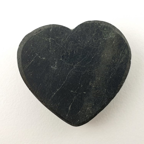 Black Tourmaline cabochon heart 26x24 mm no 52 Black Tourmaline cabochon heart 26x24 mm no 52