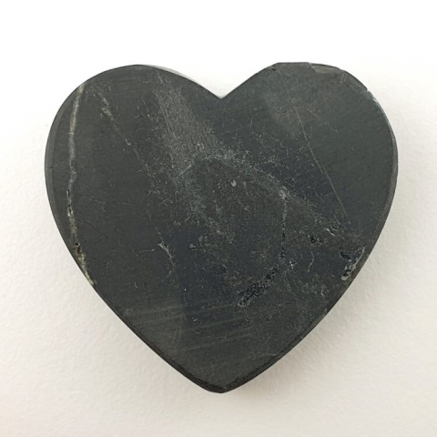Black Tourmaline cabochon heart 31x29 mm no 40 Black Tourmaline cabochon heart 31x29 mm no 40