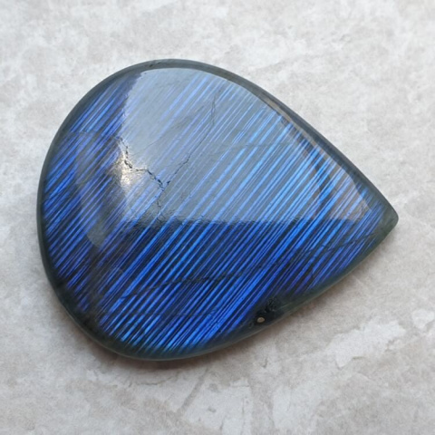 Labradorite cabochon 41x34 mm no A687 Labradorite cabochon 41x34 mm no A687