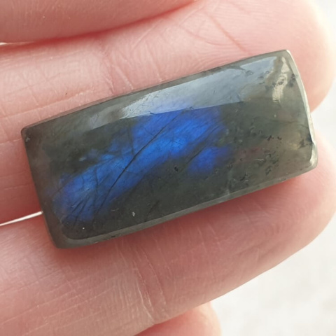 Labradorite cabochon 27x13 mm no. A814 Labradorite cabochon 27x13 mm no. A814