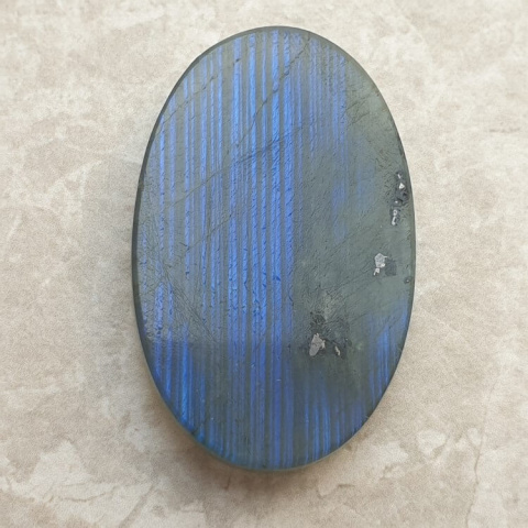 Labradorite cabochon 40x25 mm no. A802 Labradorite cabochon 40x25 mm no. A802