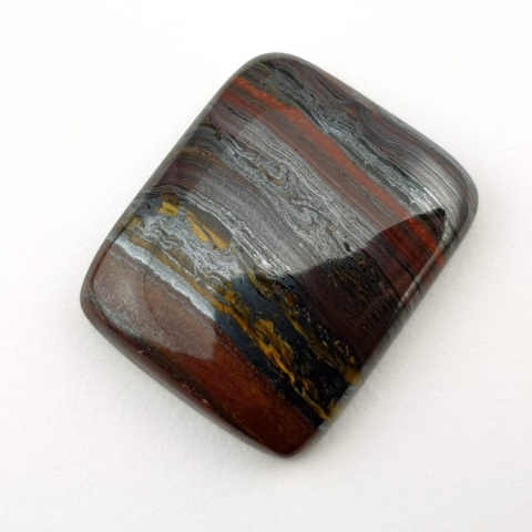 Tiger iron cabochon 26x21 mm no. 73 Tiger iron cabochon 26x21 mm no. 73