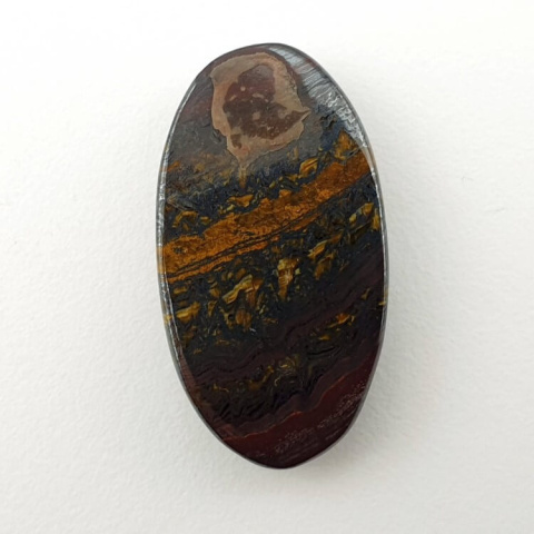 Tiger's iron cabochon 31x17 mm no. 80 Tiger's iron cabochon 31x17 mm no. 80