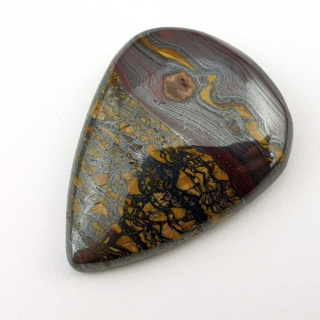 Tiger iron cabochon 34x26 mm no. 56