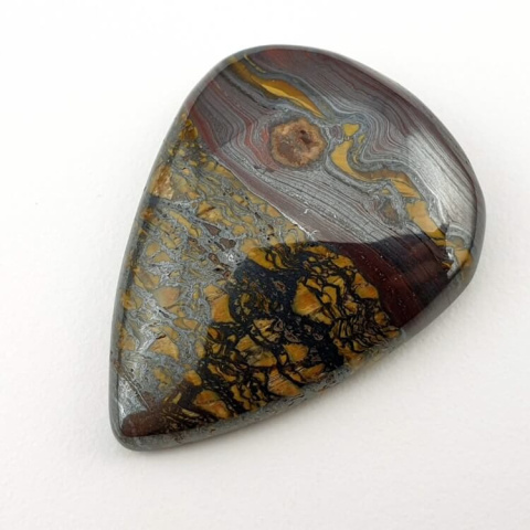 Tiger's iron cabochon 34x26 mm no. 56 Tiger's iron cabochon 34x26 mm no. 56