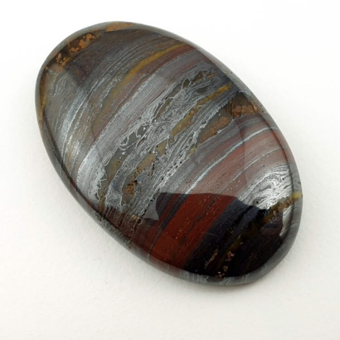 Tiger iron cabochon 37x24 mm no. 60 Tiger iron cabochon 37x24 mm no. 60