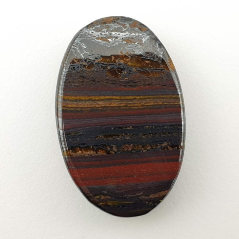 Tiger iron cabochon 37x24 mm no. 60 Tiger iron cabochon 37x24 mm no. 60
