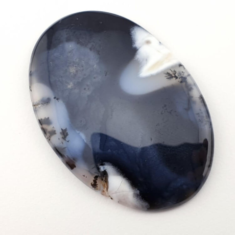 Agat dendrytowy kaboszon 47x33 mm nr 83 Agat dendrytowy kaboszon 47x33 mm nr 83