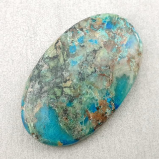 Chrysocola cabochon 38x23 mm no 134