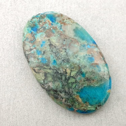 Chrysocolla cabochon 38x23 mm no 134 Chrysocolla cabochon 38x23 mm no 134