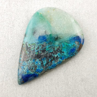 Chrysocola cabochon 39x27 mm no. 146