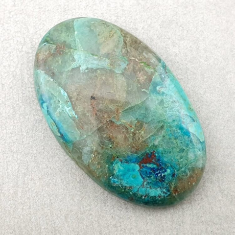 Chrysocolla cabochon 40x24 mm no 143 Chrysocolla cabochon 40x24 mm no 143