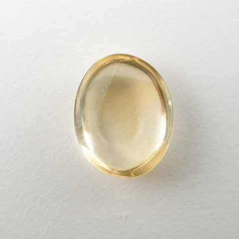 Citrine cabochon 13x10 mm no 161 Citrine cabochon 13x10 mm no 161