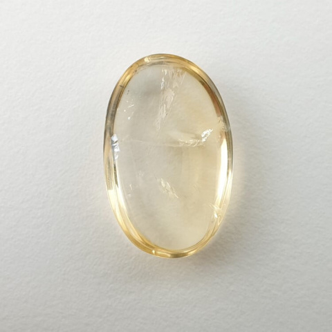 Citrine cabochon 17x11 mm no 184 Citrine cabochon 17x11 mm no 184