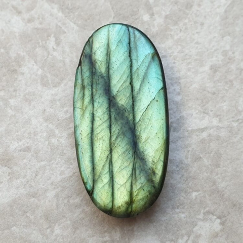 Labradorite cabochon carved 44x21 mm no 100 Labradorite cabochon carved 44x21 mm no 100