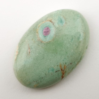 Ruby in fuchsite cabochon 33x22 mm no. 56
