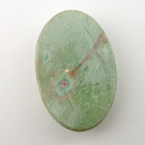 Ruby in fuchsite cabochon 33x22 mm no. 56 Ruby in fuchsite cabochon 33x22 mm no. 56