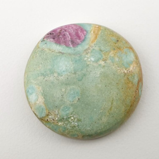 Ruby in fuchsite cabochon fi 27 mm no. 65