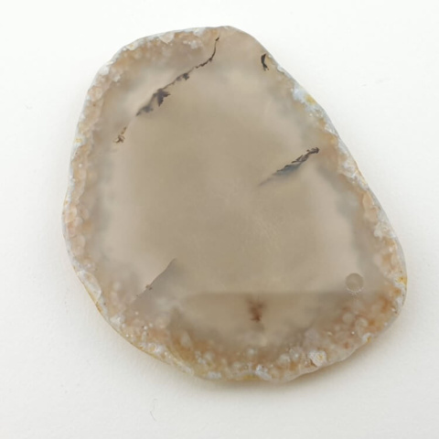Agate slice with hole 56x43 mm no 256 Agate slice with hole 56x43 mm no 256