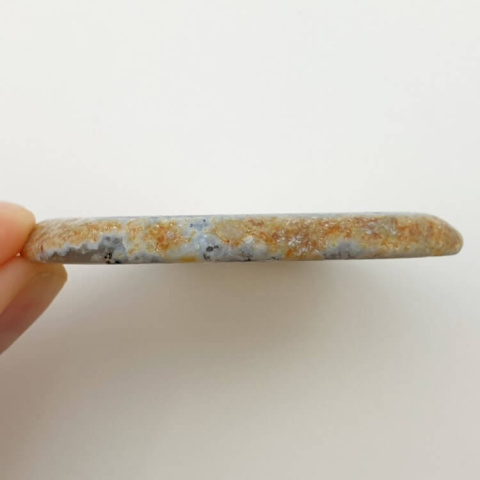 Agate slice with hole 56x43 mm no 256 Agate slice with hole 56x43 mm no 256