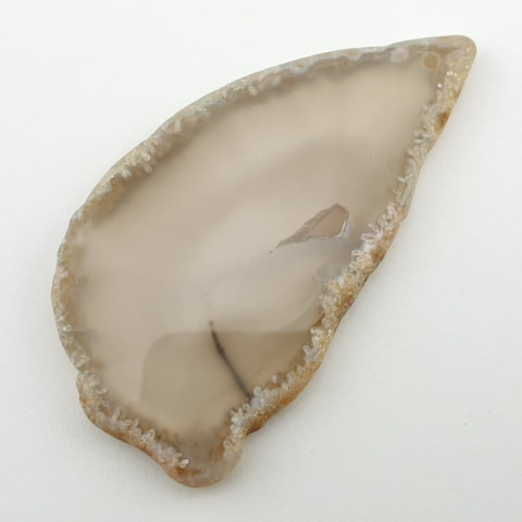 Agate slice with hole 75x39 mm no 262 Agate slice with hole 75x39 mm no 262