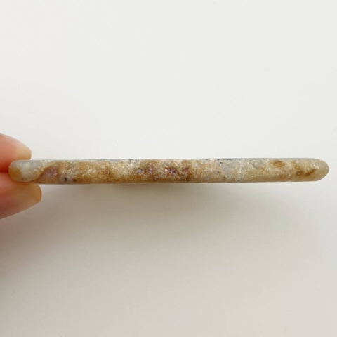 Agate slice with hole 75x39 mm no 262 Agate slice with hole 75x39 mm no 262