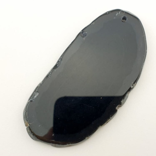 Agate slice with hole 80x39 mm no 277