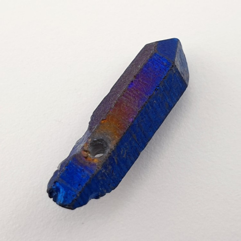 Kwarc tytanowy sopel 26x8 mm nr 427 Kwarc tytanowy sopel 26x8 mm nr 427