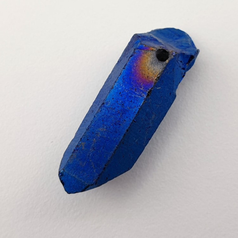 Kwarc tytanowy sopel 26x9 mm nr 413 Kwarc tytanowy sopel 26x9 mm nr 413