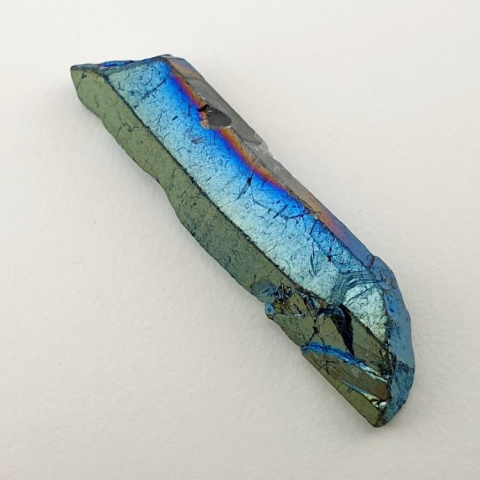 Kwarc tytanowy sopel 34x9 mm nr 329 Kwarc tytanowy sopel 34x9 mm nr 329