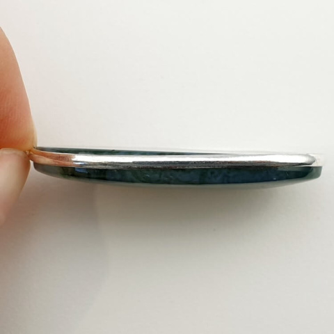 Agat mszysty zawieszka 46x24 mm nr 15 Agat mszysty zawieszka 46x24 mm nr 15