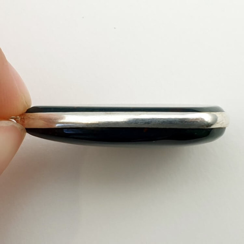 Bloodstone pendant 35x23 mm no. 7 Bloodstone pendant 35x23 mm no. 7