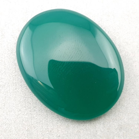 Green onyx cabochon 32x25 mm no 90 Green onyx cabochon 32x25 mm no 90