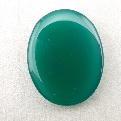 Green onyx cabochon 32x25 mm no 90 Green onyx cabochon 32x25 mm no 90