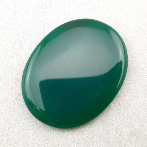 Green onyx cabochon 34x27 mm no 106 Green onyx cabochon 34x27 mm no 106