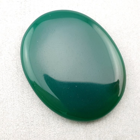 Green onyx cabochon 34x27 mm no 106 Green onyx cabochon 34x27 mm no 106