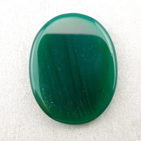 Green onyx cabochon 34x27 mm no 106 Green onyx cabochon 34x27 mm no 106