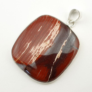 Jasper snake skin pendant 38x34 mm no. 1