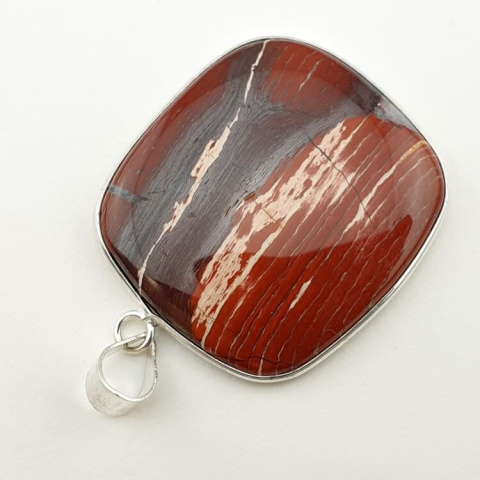 Jasper snake skin pendant 38x34 mm no. 1 Jasper snake skin pendant 38x34 mm no. 1