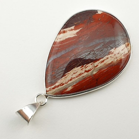 Jasper snake skin pendant 39x29 mm no 7 Jasper snake skin pendant 39x29 mm no 7