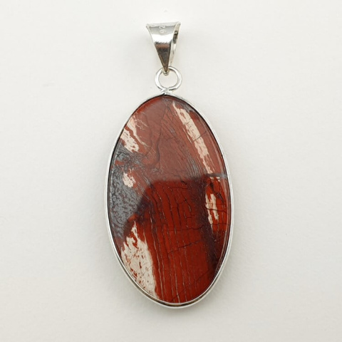 Jasper snake skin pendant 40x24 mm no 12 Jasper snake skin pendant 40x24 mm no 12