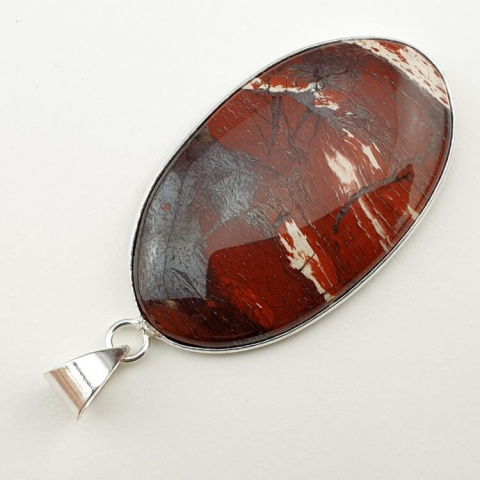 Jasper snake skin pendant 45x27 mm no. 3 Jasper snake skin pendant 45x27 mm no. 3