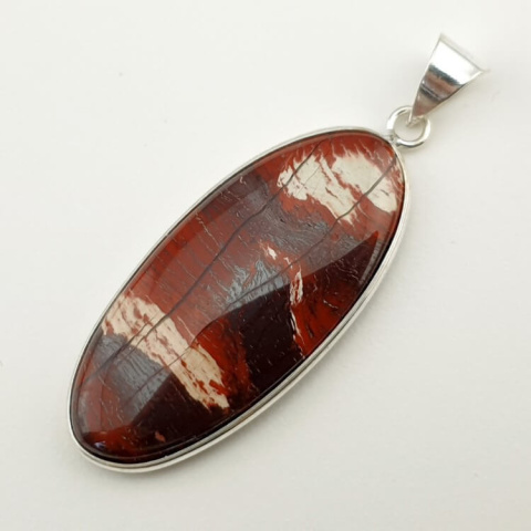 Jasper snake skin pendant 46x22 mm no. 8 Jasper snake skin pendant 46x22 mm no. 8